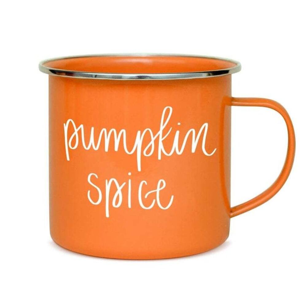 Orange Pumpkin Spice Campfire Coffee Mug